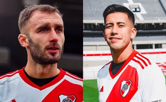 German Pezzella y Maximiliano Meza German Pezzella y Maximiliano Meza